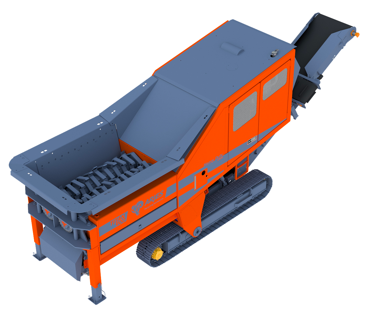 arjes broyeur de dechetterie titan 900