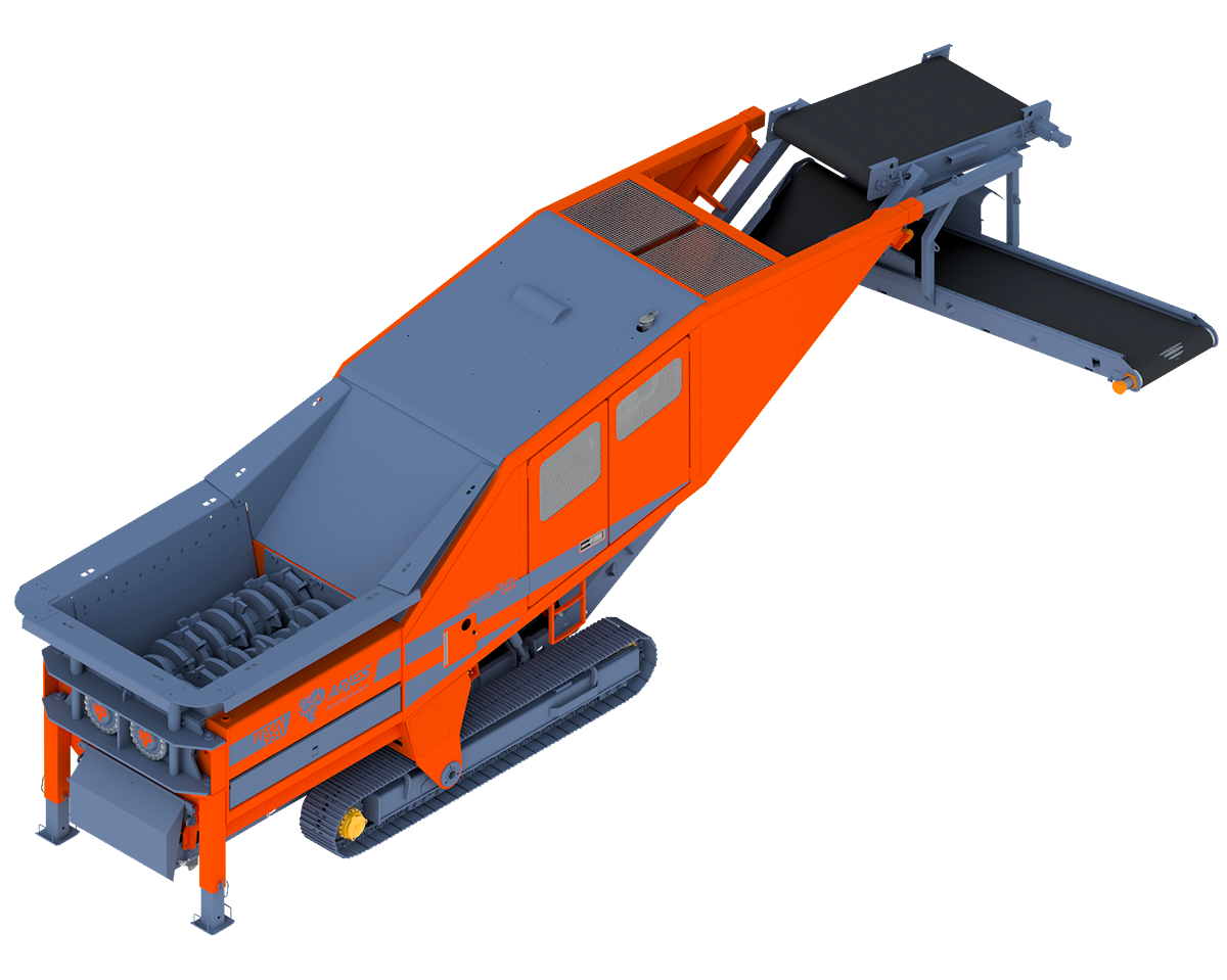 arjes broyeur de dechetterie titan 950